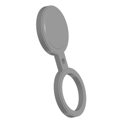 Заглушка поворотная ЗП(II)-300-100-10Х17Н13М2Т (S=45) Т-ММ-25-01-06 (между E и F)