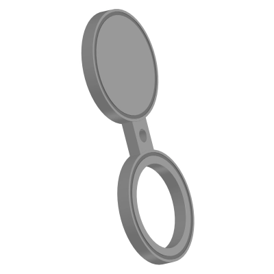 Заглушка поворотная ЗП(III)-350-100-10Х17Н13М2Т (S=53) Т-ММ-25-01-06 (между M и L)