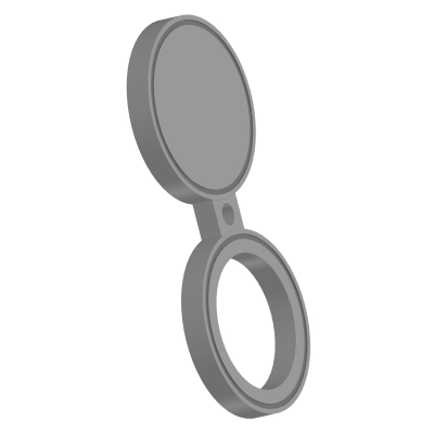 Заглушка поворотная ЗП(III)-300-100-10Х17Н13М2Т (S=53) Т-ММ-25-01-06 (между M и L)